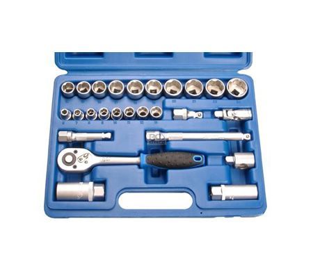 BGS Set nas. ključeva 6-24mm 3/8" 26dj. pro+ 2227 BP26 BGS pro+ set nasadnih ključeva 6-24 mm 3/8 inča 26-dijelni u kutiji