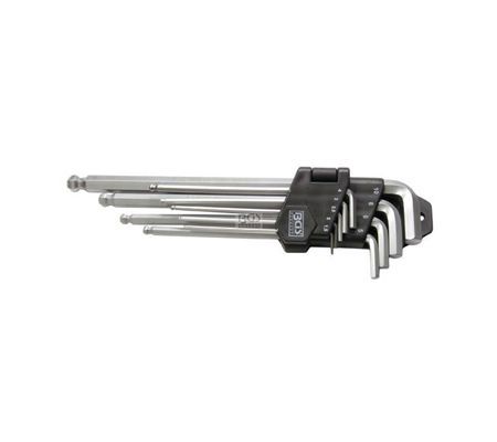 BGS set imbusa dugih s kuglicom 1,5-10 9dj. pro+ 790 BGS set dugih imbus ključeva s kuglicom 1,5-10 mm, 9-dijelni Pro+ 790 u držaču