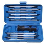 BGS Kraftmann 7988 set odvijača s ručkom i 11 izmjenjivih nastavaka, 11-dijelni komplet