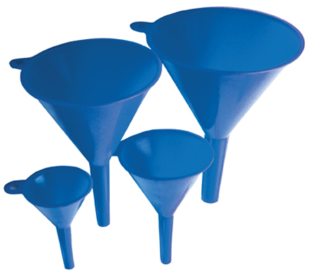 BGS set lijevaka plastičnih (50,75,100,125mm) 8029 BGS set plastičnih lijevaka u četiri veličine 50 75 100 125 mm