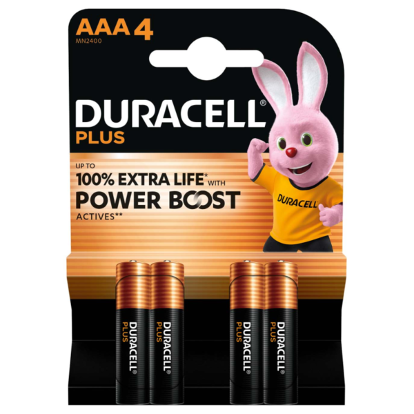 DURACELL Plus Power Boost MN2400 AAA BL4
