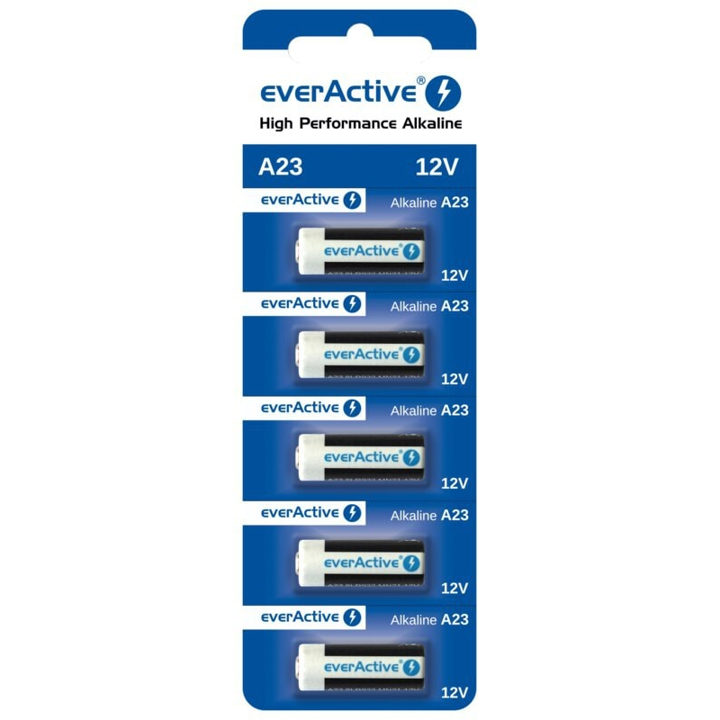 EverActive 23A 12V Alk.LR23A/MN21 BL5 EverActive 23A 12V Alk.LR23A/MN21 BL5 - Slika 1