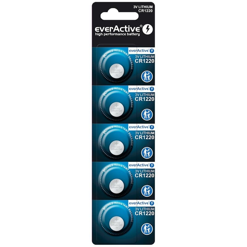 EverActive CR1220 litij bat.blister 5 EverActive CR1220 litij bat.blister 5 - Slika 1