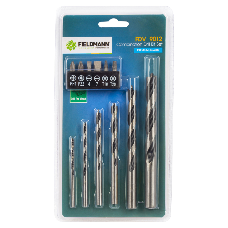 Fieldmann set svrdla i bitova 12 komada FDV 9012 Fieldmann set svrdla i bitova 12 komada FDV 9012 - Slika 1
