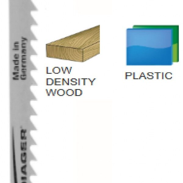 DIAGER list za ubodnu pilu za drvo dimenzija 3,0 x 100 mm pakiranje 5 komada L001W5