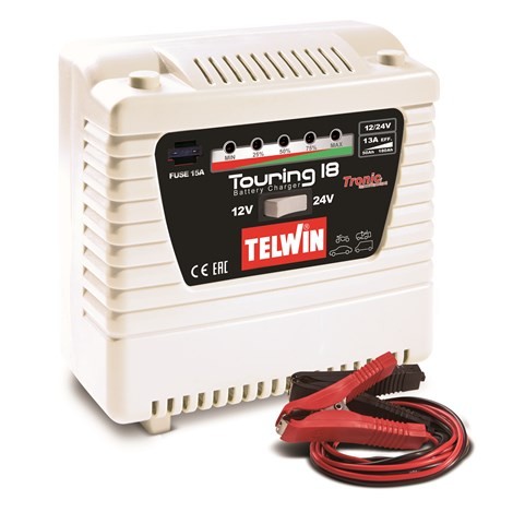 Telwin punjač TOURING 18 za 12V i 24V akumulatore
