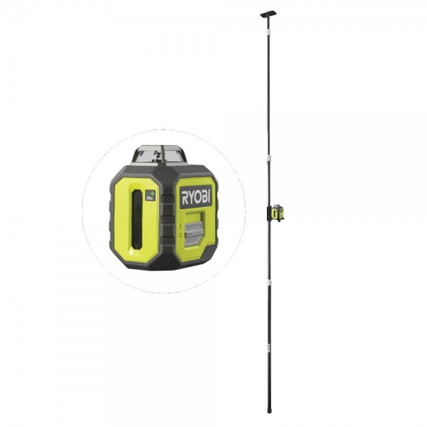 Ryobi rotacijski laserski nivelir RB360GLL-K sa stativom i zelenim laserom