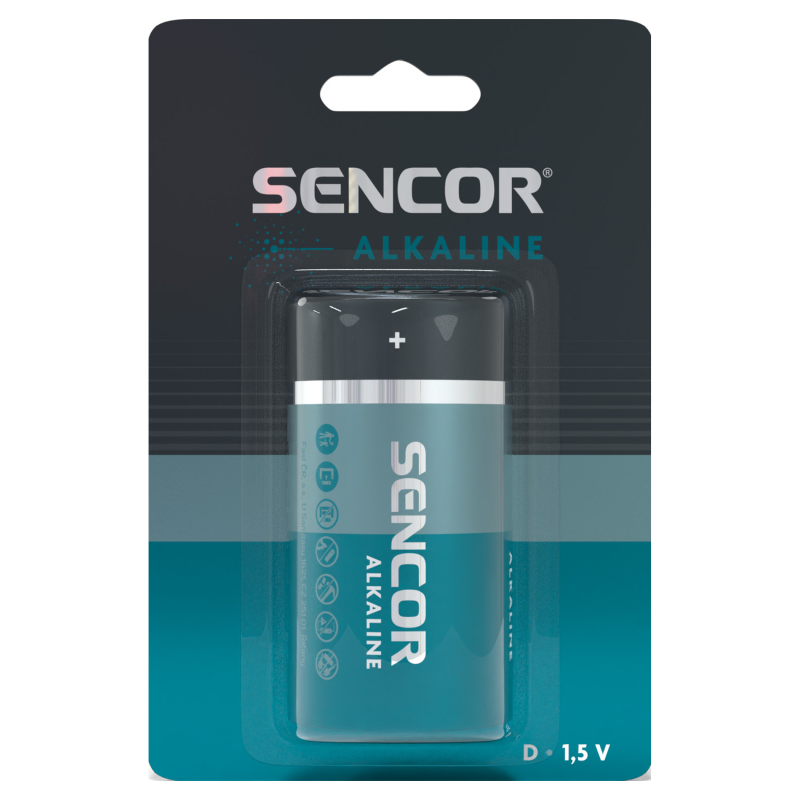 Sencor alkalna baterija SBA LR20 1BP D Sencor alkalna baterija SBA LR20 1BP D - Slika 1
