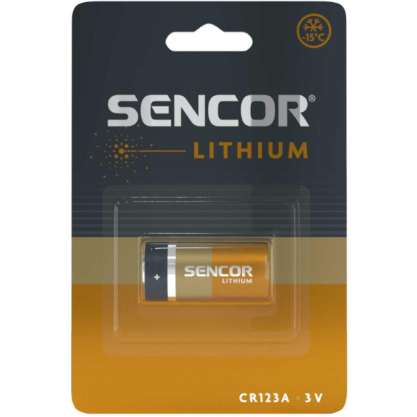 Sencor baterija SBA CR123A 1BP Li