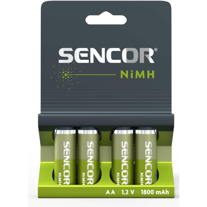Sencor SBA HR6 4BP AA NiMH 1800mAh Sencor SBA HR6 4BP AA NiMH 1800mAh - Slika 1
