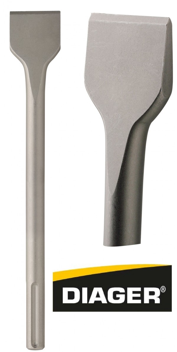 DIAGER sjekač SDS-MAX 24x280 mm 343L24L0280 DIAGER sjekač SDS-MAX 24x280 mm s SDS-MAX prihvatom