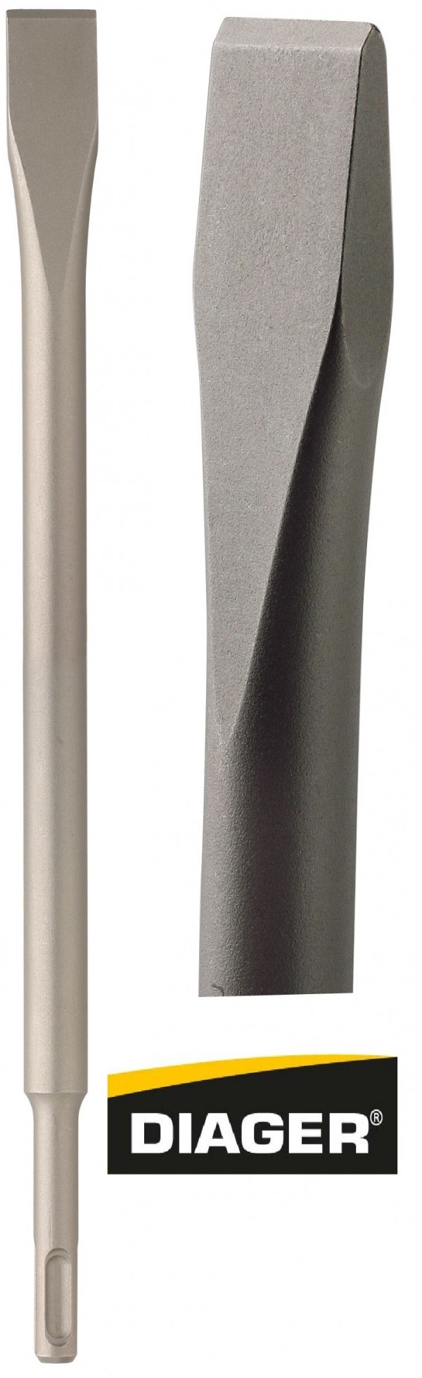 DIAGER sjekač SDS-PLUS 20x250mm 318L20L0250 DIAGER plosnato dlijeto sjekač SDS-PLUS 20x250mm