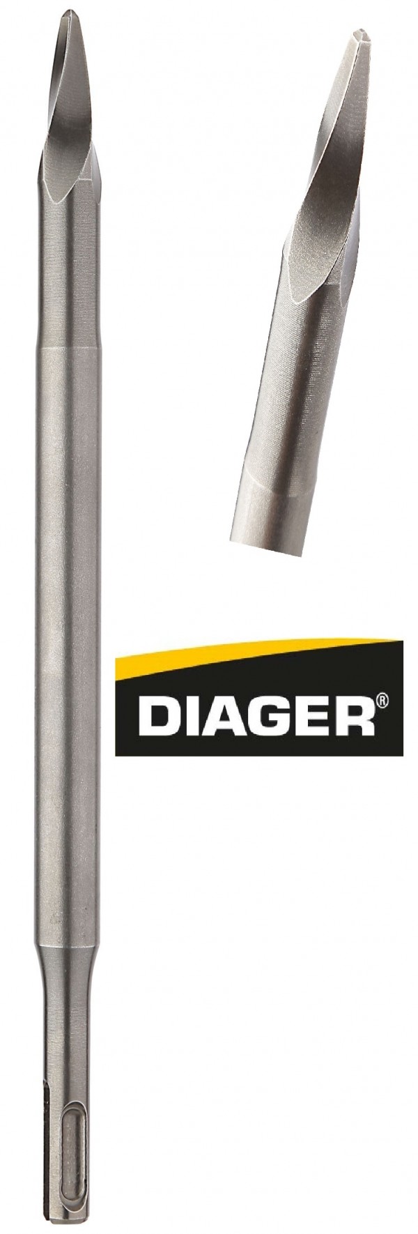 DIAGER špica SDS-PLUS 14x250mm 322D14L0250 DIAGER špica SDS-PLUS 14x250mm 322D14L0250 za razbijanje materijala