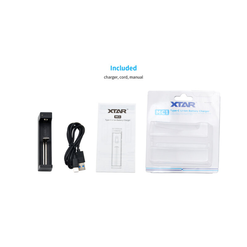 Xtar MC1 Punjač 1x Litij USB-C Xtar MC1 Punjač 1x Litij USB-C - Slika 1