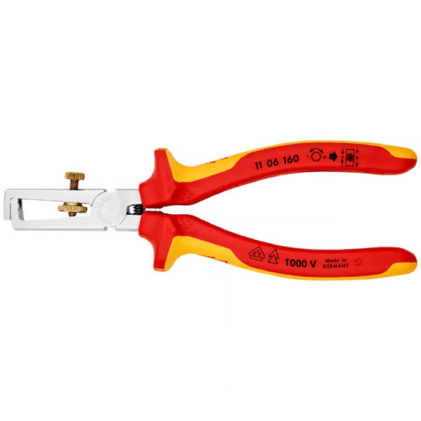 KNIPEX KNIPEX skidač izolacije 160 mm D437145 KNIPEX KNIPEX skidač izolacije 160 mm D437145 - Slika 1