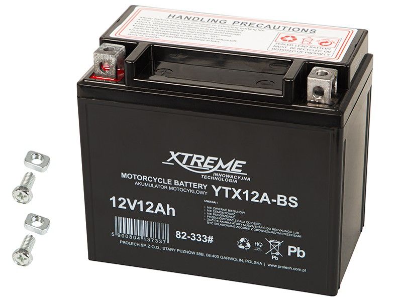 KSA ELEKTROPROFI Moto akumulator 12 V 12 Ah XTREME lijevi + PR82-333 KSA ELEKTROPROFI Moto akumulator 12 V 12 Ah XTREME lijevi + PR82-333 - Slika 1